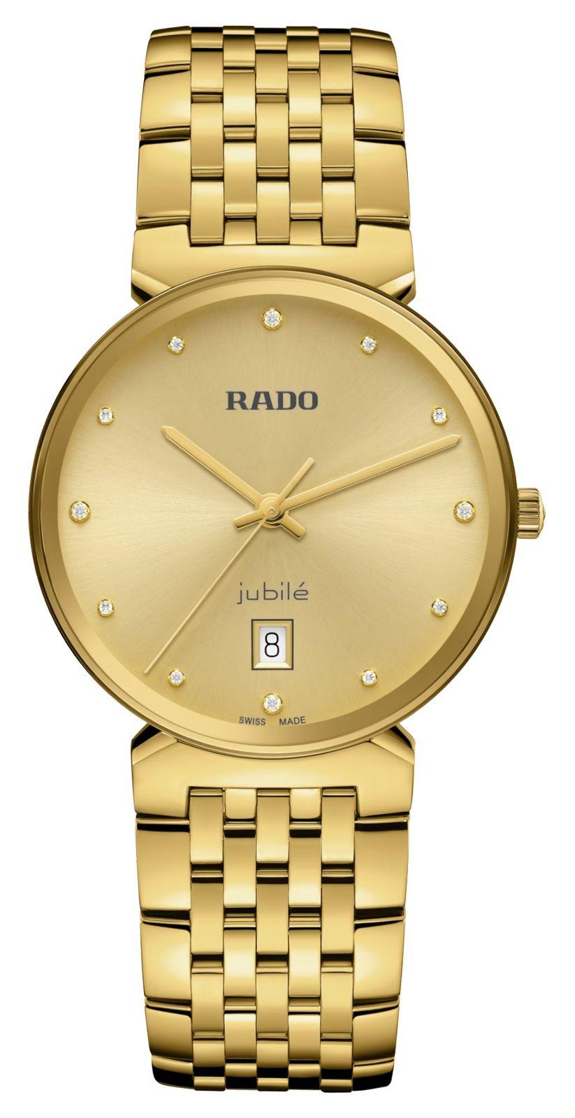 RADO R48914713 Florence Diamonds (38mm) Golden Sunray Dial Watch
