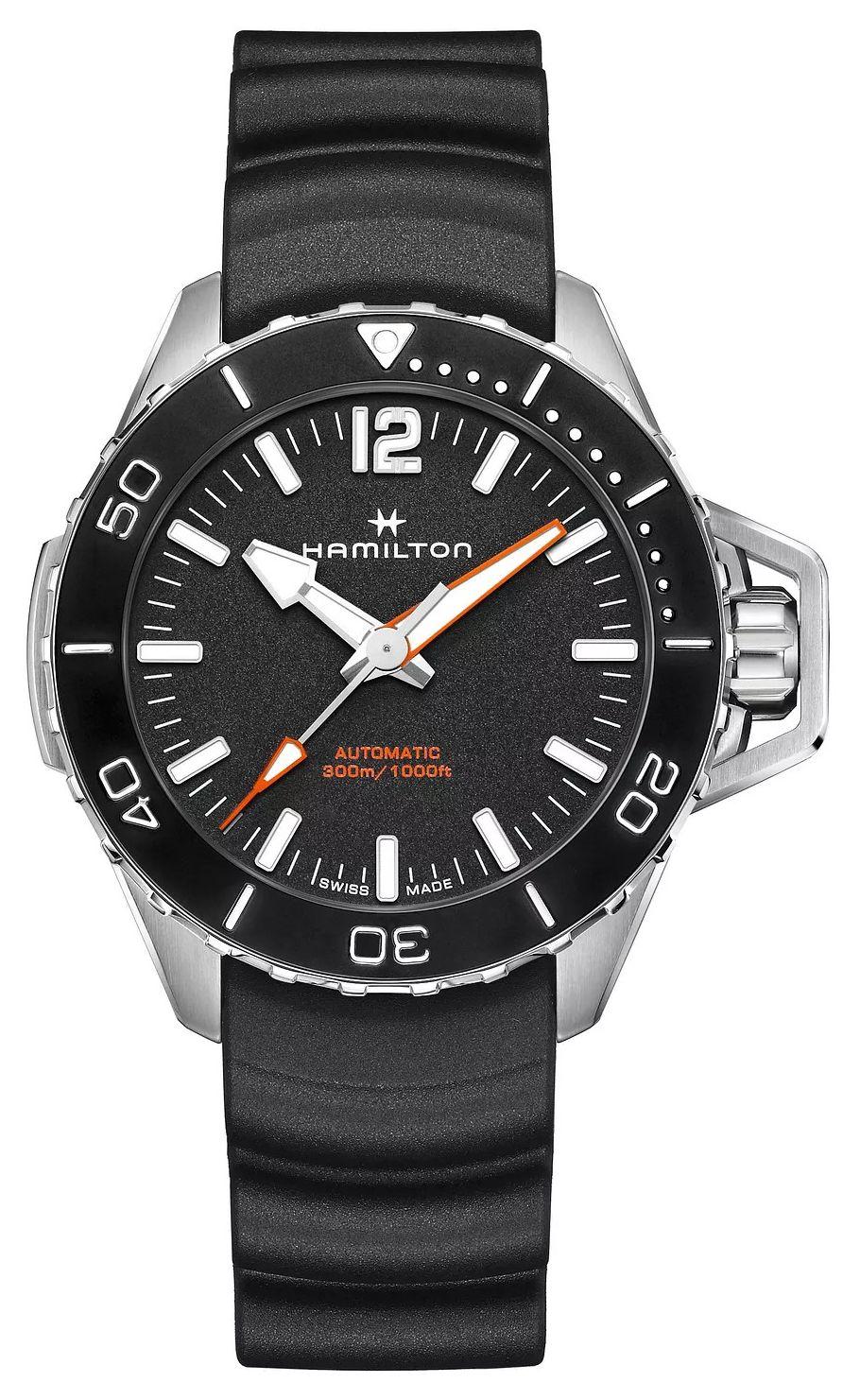 Hamilton H77825330 Khaki Navy Frogman Automatic (46mm) Black Watch