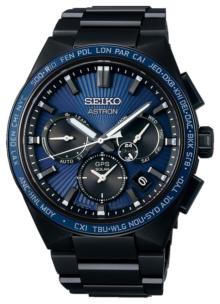 Seiko SSH121J1 Astron âSunray Midnightâ GPS Solar 5X Watch