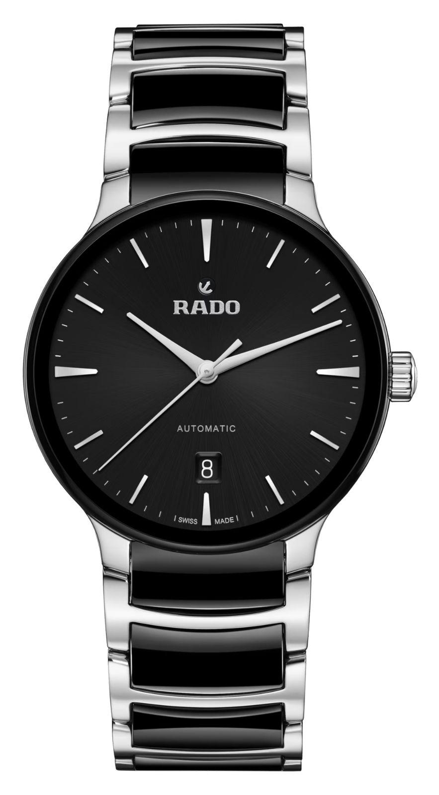 RADO R30018152 Centrix Automatic (39.5mm) Black Dial / Black Watch